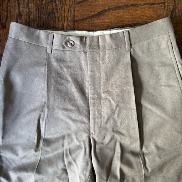 Men's Tommy Hilfiger Tan Suit SZ 40L 33W 100% Wool - Picture 8 of 13